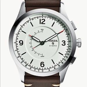 FOSSIL Hybrid Smartwatch - Activist Brown Leather